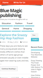 Mobile Screenshot of bluemagicpublishing.com